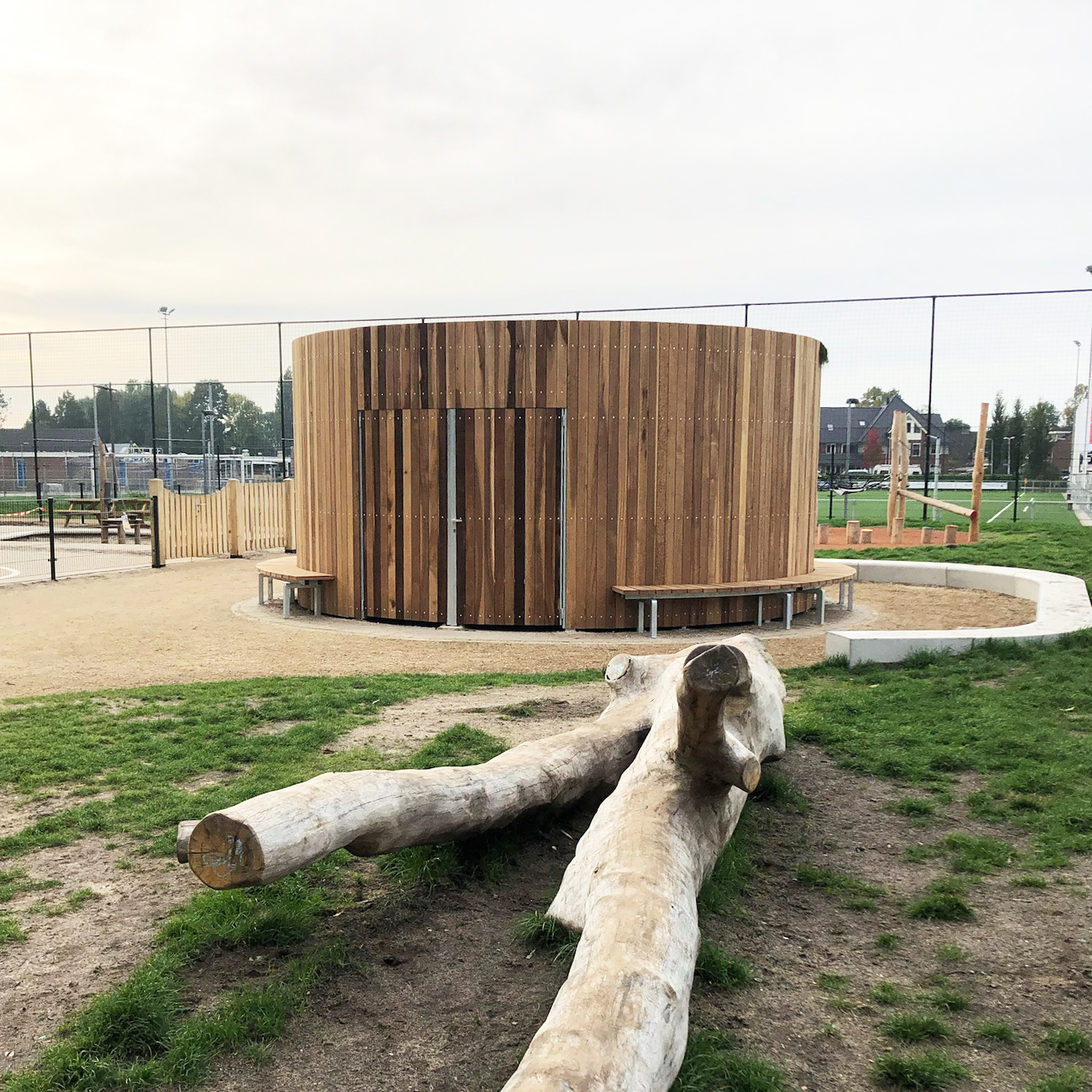 Cylindrical Cycle Shelter